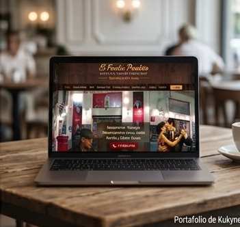 Sitio web de El Fortín Porteño, restaurante y parrilla