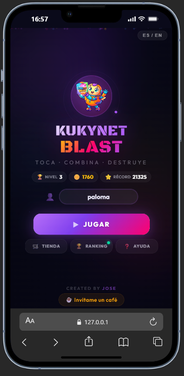 Captura del juego Kukynet-Blast